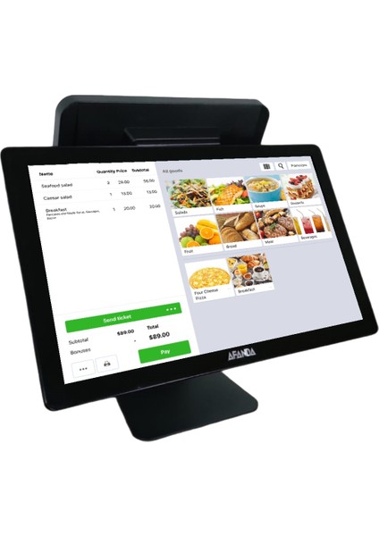 GL-1521 I5 8 Ram 120 SSD 18.5’’ Çift Ekran Dokunmatik Freedos Pos Pc Monitör