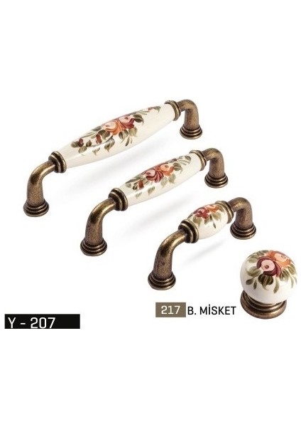 Kulp Yay 064 Mm Antik Ok.Gül Desenli