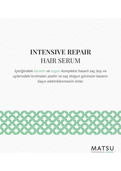 Intensive Care Hair Serum Yoğun Bakım Serumu 100 ml modelleri