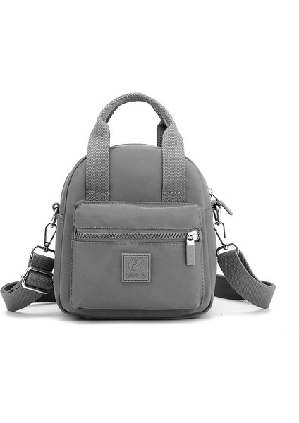 Moda Trendi Omuz Çantası Suya Dayanıklı Naylon Messenger Çanta Rahat Çok Yönlü Cep Telefonu Sırt Çantası (Yurt Dışından)