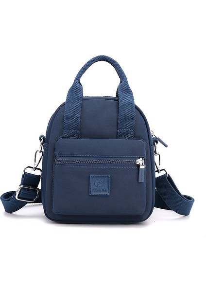 Moda Trendi Omuz Çantası Suya Dayanıklı Naylon Messenger Çanta Rahat Çok Yönlü Cep Telefonu Sırt Çantası (Yurt Dışından)