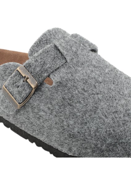 LEO Keçe Kadın Ev Terliği Gri fırsatları