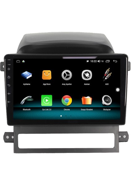 Chevrolet Captiva Android 12 Multimedya Carplay 8gb Ram + 128GB HDD Navigasyon Ekran indirimleri