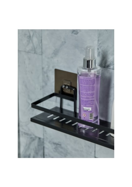 VIP Gross 2'li Metal Yapışkanlı Banyo Rafı Organizer ( 40 cm x 10 Cm)