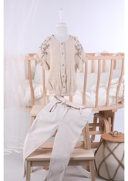 Babyhola Bluz Pantolon Çocuk Yazlık Takım 4341