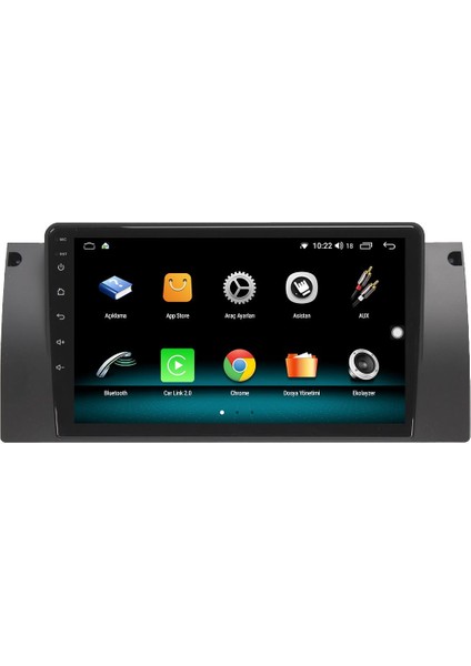 Bmw E39 Android 12 Multimedya Carplay 8gb Ram + 128GB HDD Navigasyon Ekran