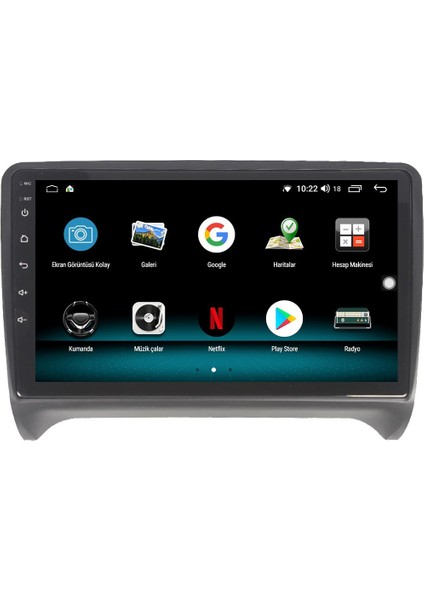 Audi Tt Android 12 Multimedya Carplay 8gb Ram + 128GB HDD Navigasyon Ekran