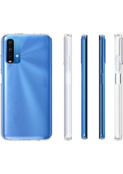 Xiaomi Redmi 9t Kılıf A+ Şeffaf Lüx Süper Yumuşak 0.3mm Ince Slim Silikon