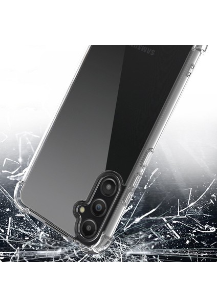 Samsung Galaxy A24 Kılıf Köşe Korumalı Darbe Emici Anti Shock Arka Kapak Şeffaf