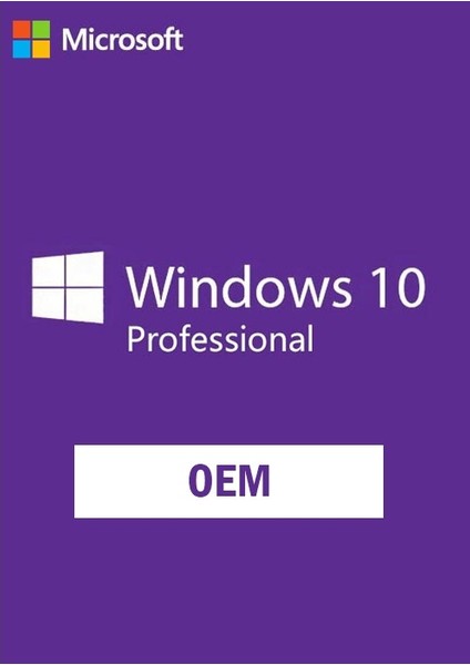 Windows 10 Pro Oem - Dijital Lisans Anahtarı