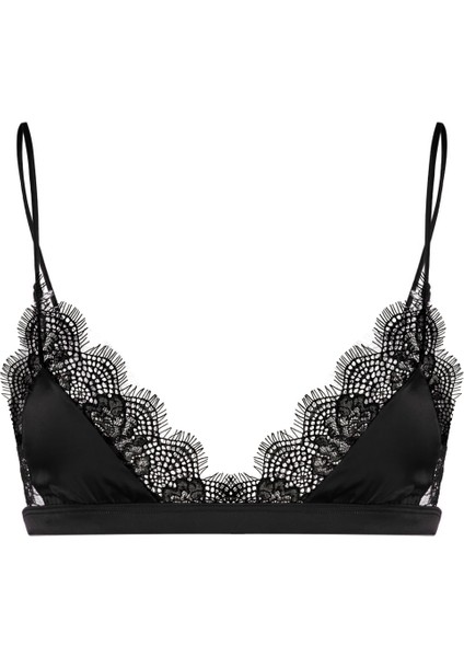 Kadın Kimberley Siyah Dantelli Bralet Sütyen