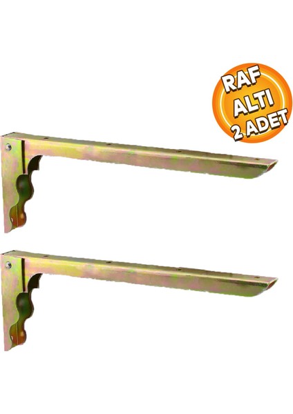 Katlanır Raf Altı Ayağı Metal Ayakları 28 X 10 Cm (2 Adet)
