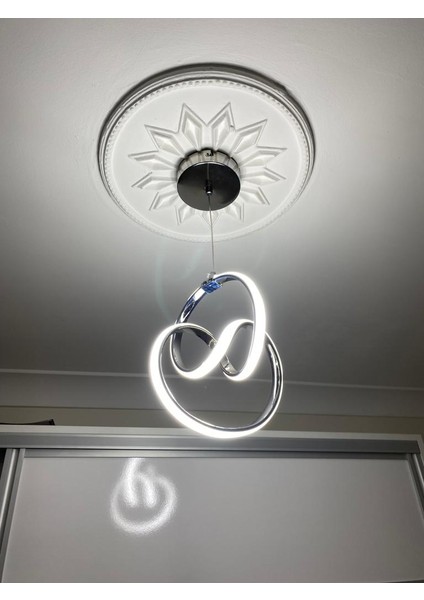 Imza Modern Sarkıt LED Avize(3 Renk Işık)