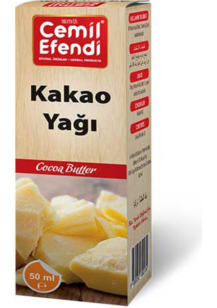 Cemil Efendi Kakao Yağı 50 Ml.