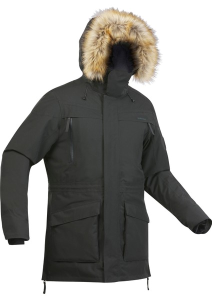 Quechua Erkek Su Geçirmez Outdoor Parka - Beyaz - SH500 Ultra - Siyah -20°c fırsatları
