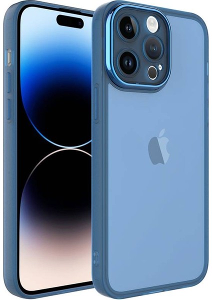 iPhone 14 Pro Max Kılıf Kamera Korumalı Transparan Post Kapak