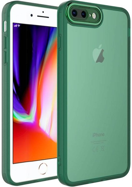 iPhone 7 Plus Kılıf Kamera Korumalı Transparan Post Kapak