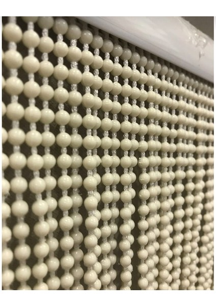 perde 75x200 krem sıfır aralık kapı perdesi süsü sineklik perde plastik zincir perde indirimleri