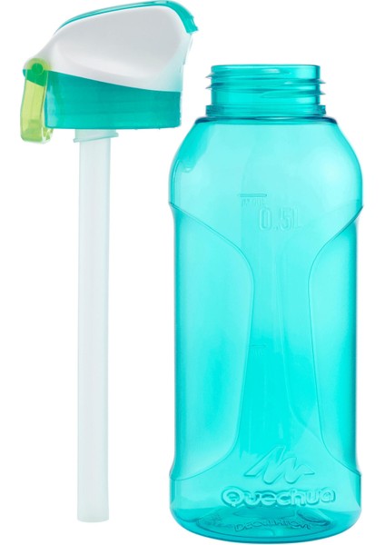Quechua Outdoor Alüminyum Matara - Ecozen® - Pipetli / 0,5 Litre - Turkuaz - 900