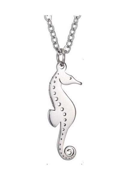 Deniz Atı Hayvanlı Gümüş Kolye fiyatları