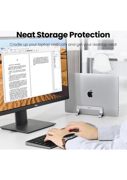 Alüminyum Notebook Macbook Dikey Masaüstü Standı