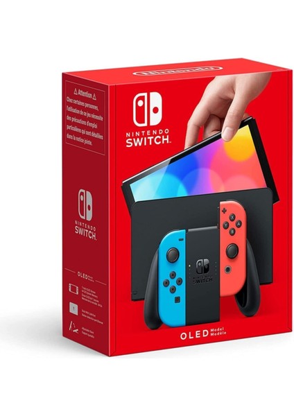 OLED Oyun Konsol (Distribütör Garantili) Pal Kırmızı Mavi