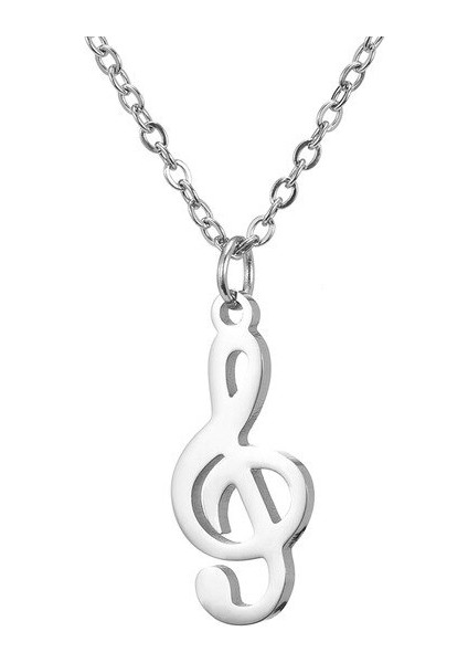 Sol Anahtarı Müzik Gümüş Kolye fiyatları