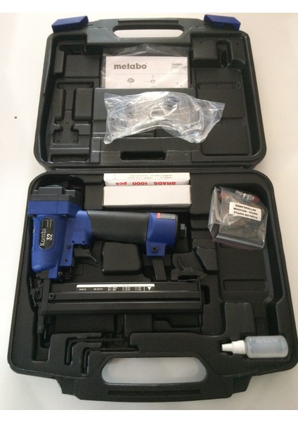 Brad Çivi ve Zımba Tabanca Havalı Kombi Set F32 9025 Zımba