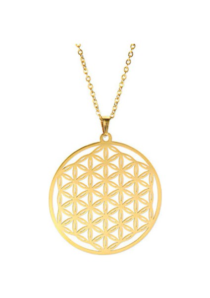 Yaşam Çiçeği Altın Kaplama Gümüş Kolye fiyatları