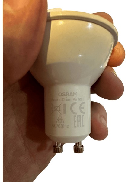 PAR16 4.5W 50W GU10 Duy 3000K Sarı 5 Adet modelleri