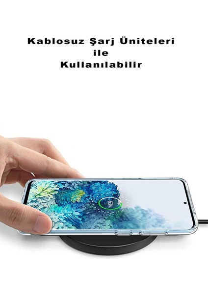 Huawei P40 Lite ile Uyumlu 1mm Kapak Memphis Desen Tasarımlı Şeffaf Silikon Kılıf