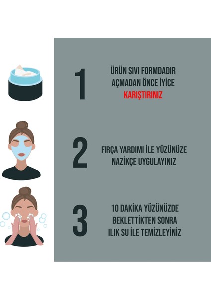 Zombie Mask Derinlemesine Temizlik, Cildi Matlaştırır, Cildi Pürüzsüzleştirir 100 ml