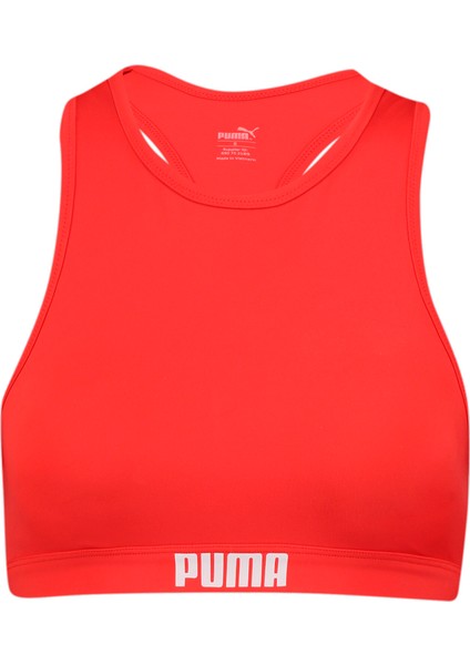 Racerback Top Kırmızı Bikini Üstü