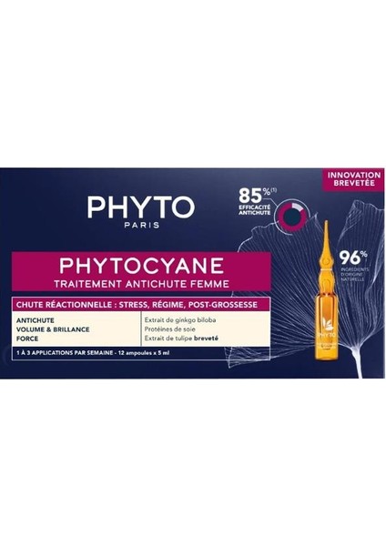 Cyane Kadınlar İçin Dönemsel Bakım 12 Ampul x 5 ml
