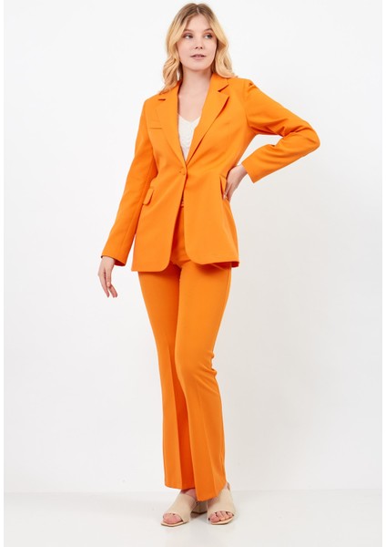 Tek Düğme Ceket Pantolon Takım