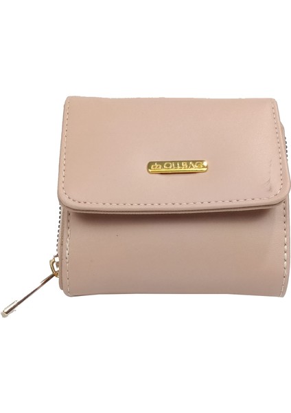 SİA ÇANTA Ollbag Orta Boy Cüzdan Üç Yana Açılan Kanatlar Fermuarlı Bozuk & Kagıt Para Gözlü Sade & Şık Kullanışlı Bayan Cüzdan