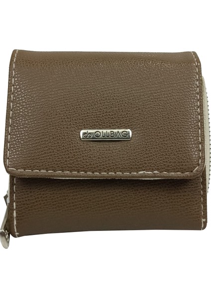 SİA ÇANTA Ollbag Orta Boy Cüzdan Üç Yana Açılan Kanatlar Fermuarlı Bozuk & Kagıt Para Gözlü Sade & Şık Kullanışlı Bayan Cüzdan