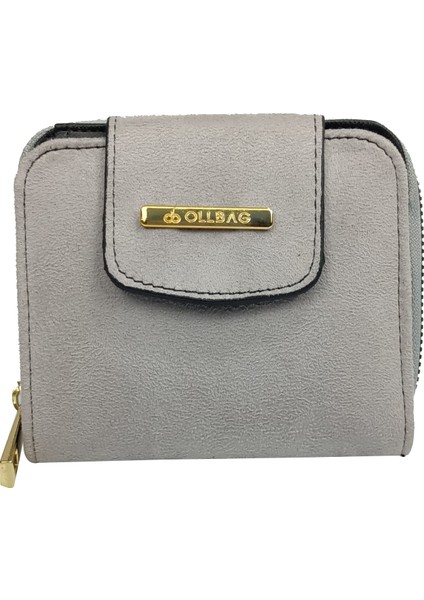 SİA ÇANTA Ollbag Orta Boy Süet Cüzdan Çok Kartlıklı Bozuk Para Gözlü Kullanışlı Kadın Cüzdan