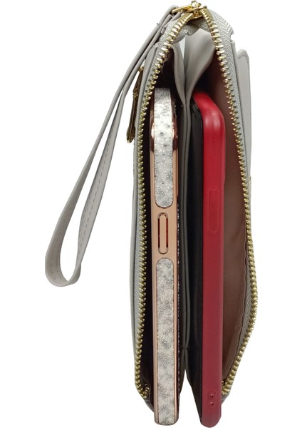 SİA ÇANTA Ollbag Yumuşak Dokulu Sade Düz Renk Dört Gözlü Bilekli Çarşı Pazar & Yürüyüş Kadın Cüzdanı fırsatları