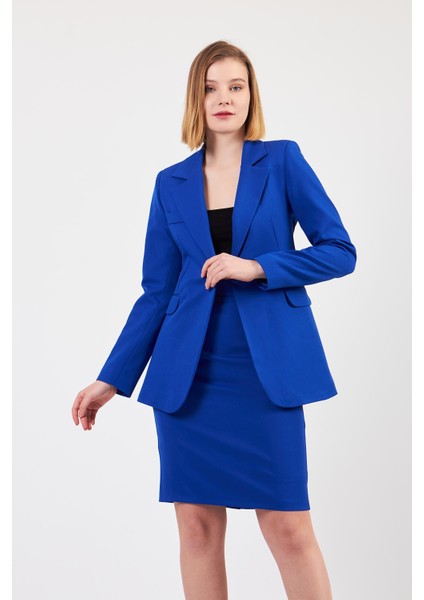 Saks Mavi Ceket Etek Takım fiyatları
