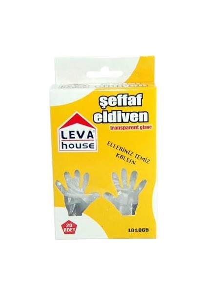 Seffaf Eldiven 20 Li L01.065