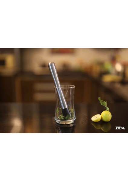 Mojito Tokmağı ve Kokteyl Karıştırma Kaşığı Çatallı modelleri