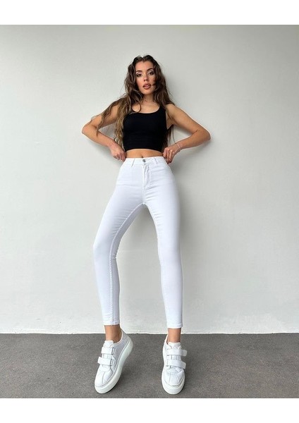 Gabardin Kumaş Yüksek Bel Pantolon 94CM XLBEL36CM fırsatları