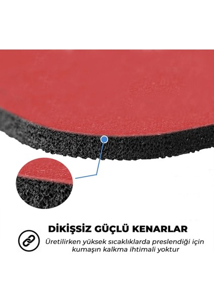 Fütüristik Yeşil Kaydırmaz Gaming Oyuncu Masaüstü Dikişsiz Mouse Pad/ped (Mouse Altlığı) 17X21CM