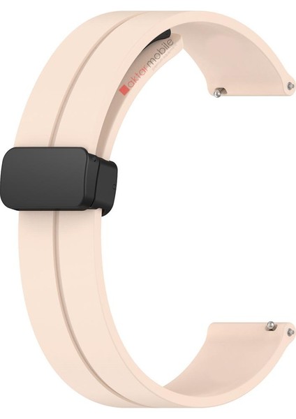 Huawei Watch Gt 3 Se Silikon Kordon Magnetik D Tokalı Spor Kayış Mıknatıslı Toka
