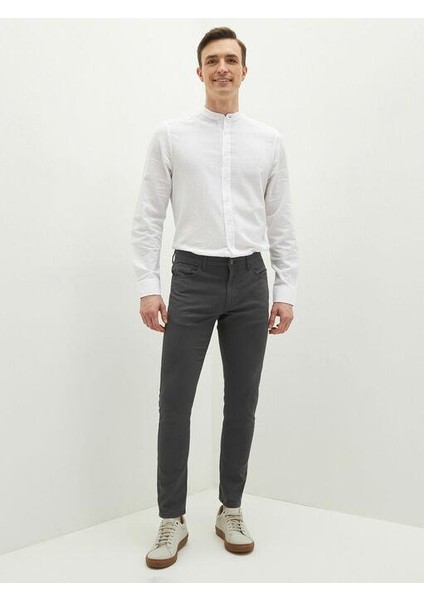 Lcwaıkıkı Classic Geniş Kalıp Gabardin Erkek Chino Pantolon