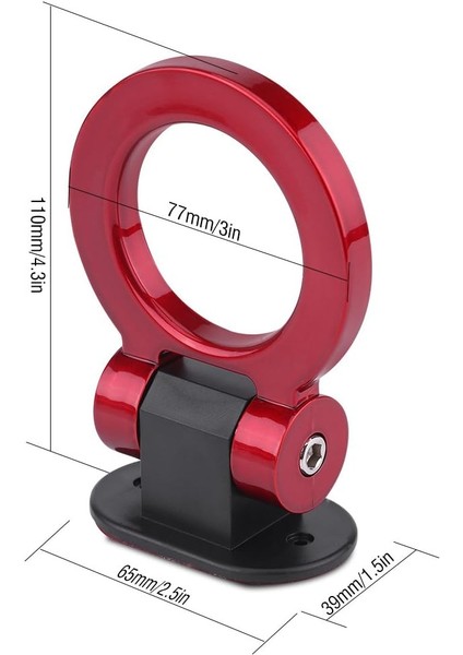 Oto Çeki Demiri Çeki Kancası Çekme Halkası Kırmızı Modifiye Süs Aksesuar modelleri