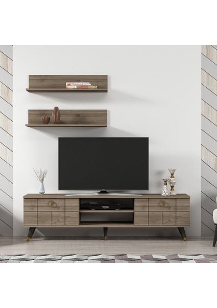 Love Gold Tv Ünitesi Ceviz 180 cm