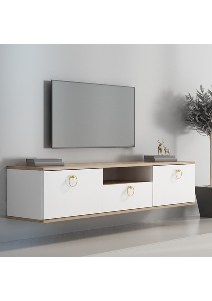 Wall Tv Ünitesi 150 cm Çırağan - Beyaz