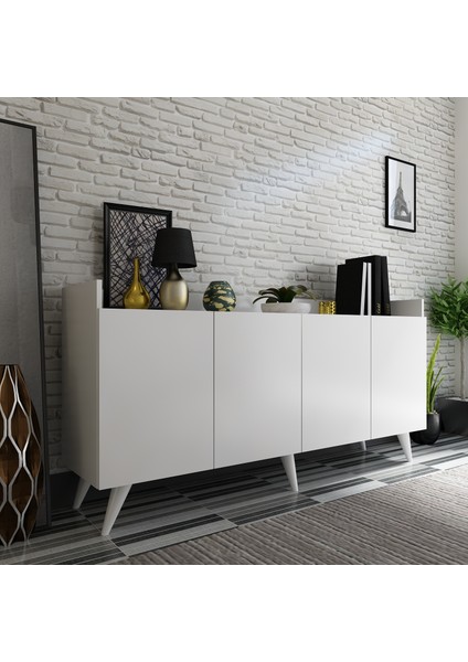 Bremen Konsol Beyaz 160 cm